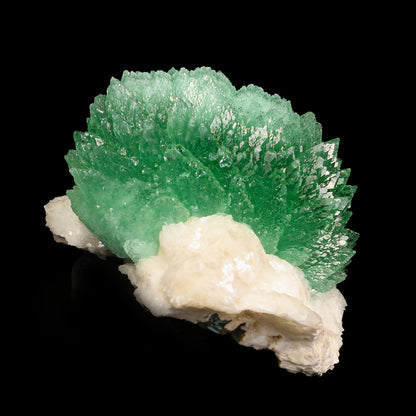 Rare Green Apophyllite with Heulandite Natural Mineral Specimen # B 6830 Apophyllite Superb Minerals 