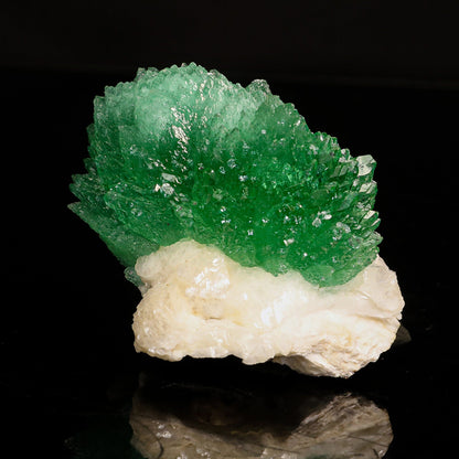 Rare Green Apophyllite with Heulandite Natural Mineral Specimen # B 6830 Apophyllite Superb Minerals 