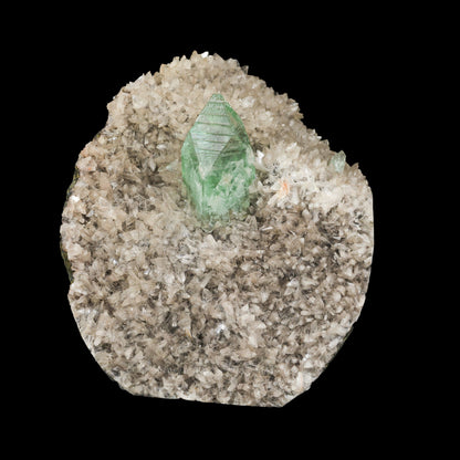 Rare Green Apophyllite with Heulandite Natural Mineral Specimen # B 7054 Apophyllite Superb Minerals 