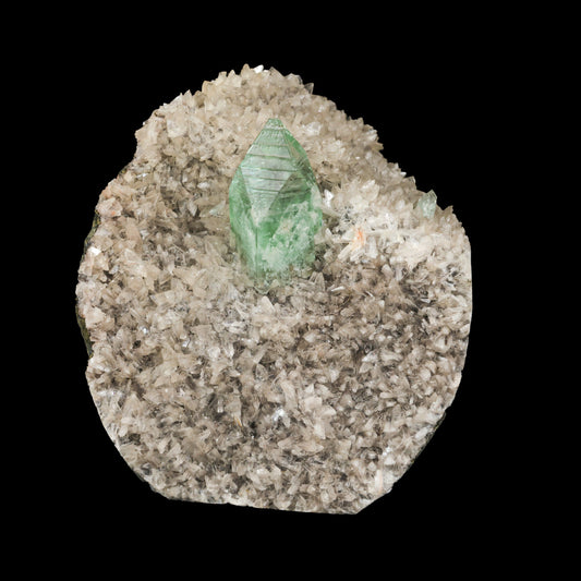Rare Green Apophyllite with Heulandite Natural Mineral Specimen # B 7054 Apophyllite Superb Minerals 