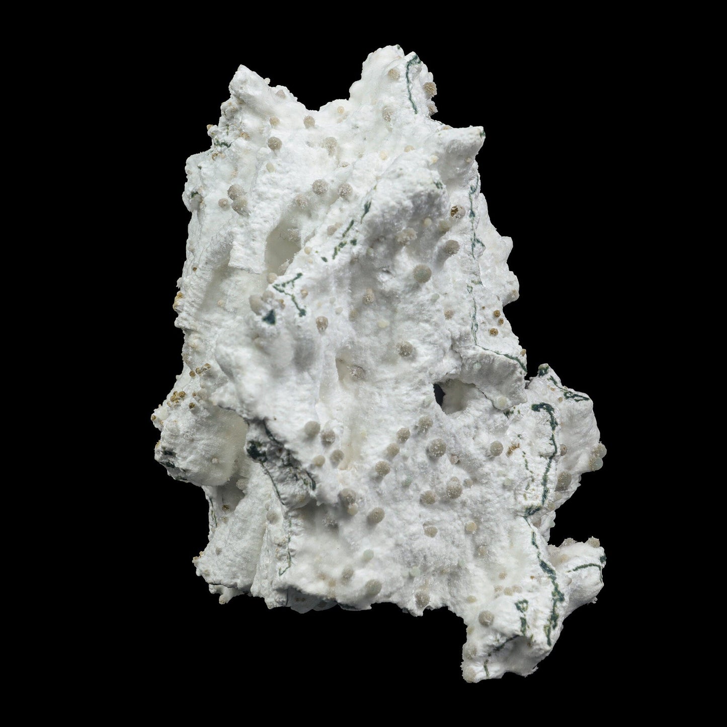 Rare Green Chalcedony on Okenite – Fibrous Indian Zeolite Mineral Specimen # B 7105 Okenite Superb Minerals 