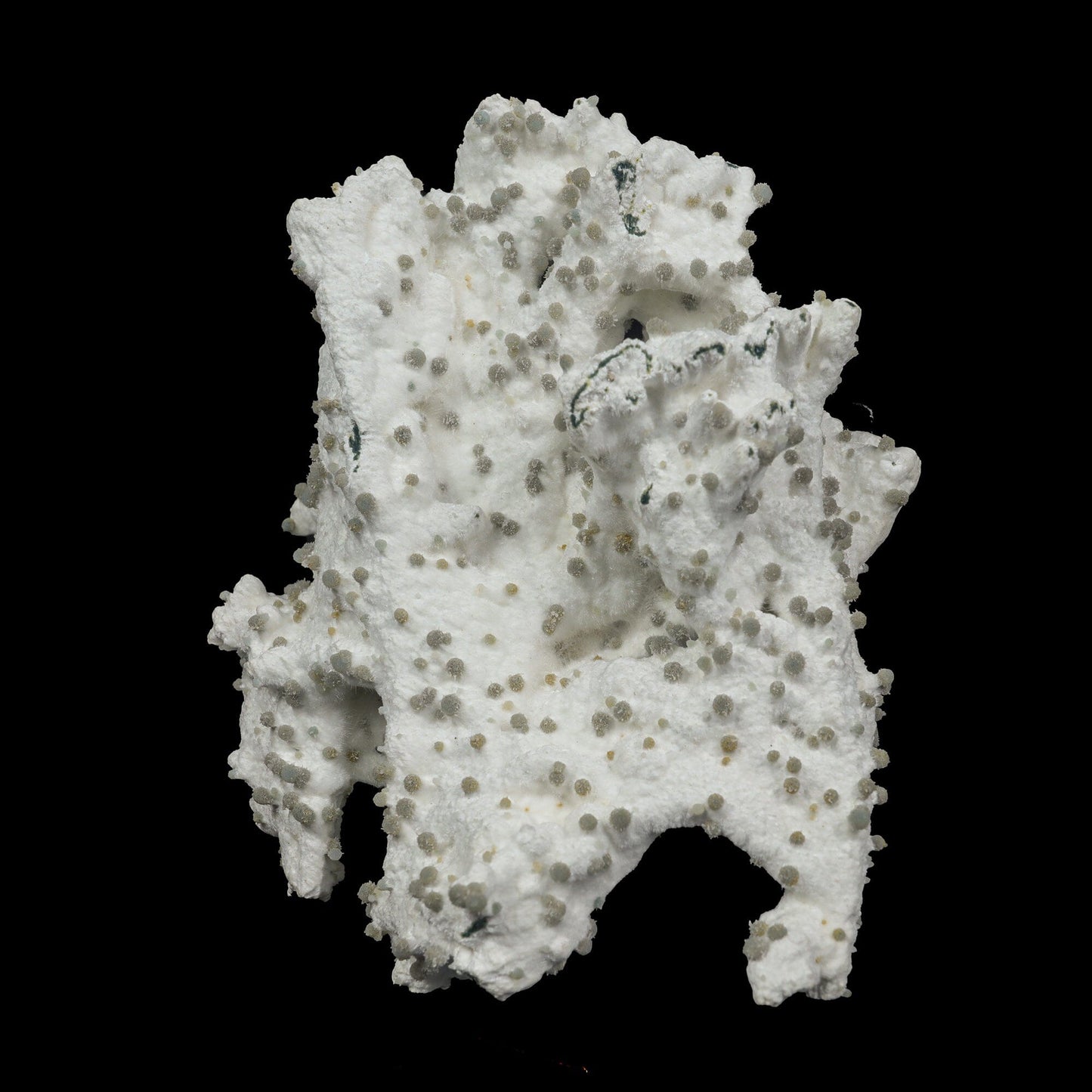 Rare Green Chalcedony on Okenite – Fibrous Indian Zeolite Mineral Specimen # B 7108 Okenite Superb Minerals 