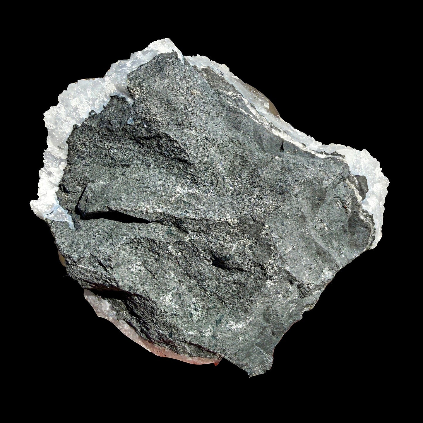 Rare Green Fluorite with Calcite on Sky Blue Chalcedony Fine Mineral Specimen – Large Display Collector Crystal from India # DKT14 Fluorite Superb Minerals 