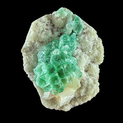 Rare Green Grape Apophyllite Crystal Cluster from Jalgaon, India Natural Collector Specimen # DKT9 Apophylite Superb Minerals 