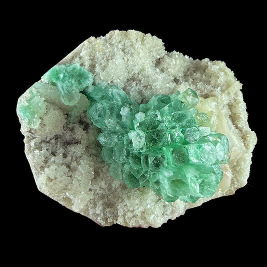 Rare Green Grape Apophyllite Crystal Cluster from Jalgaon, India Natural Collector Specimen # DKT9 Apophylite Superb Minerals 