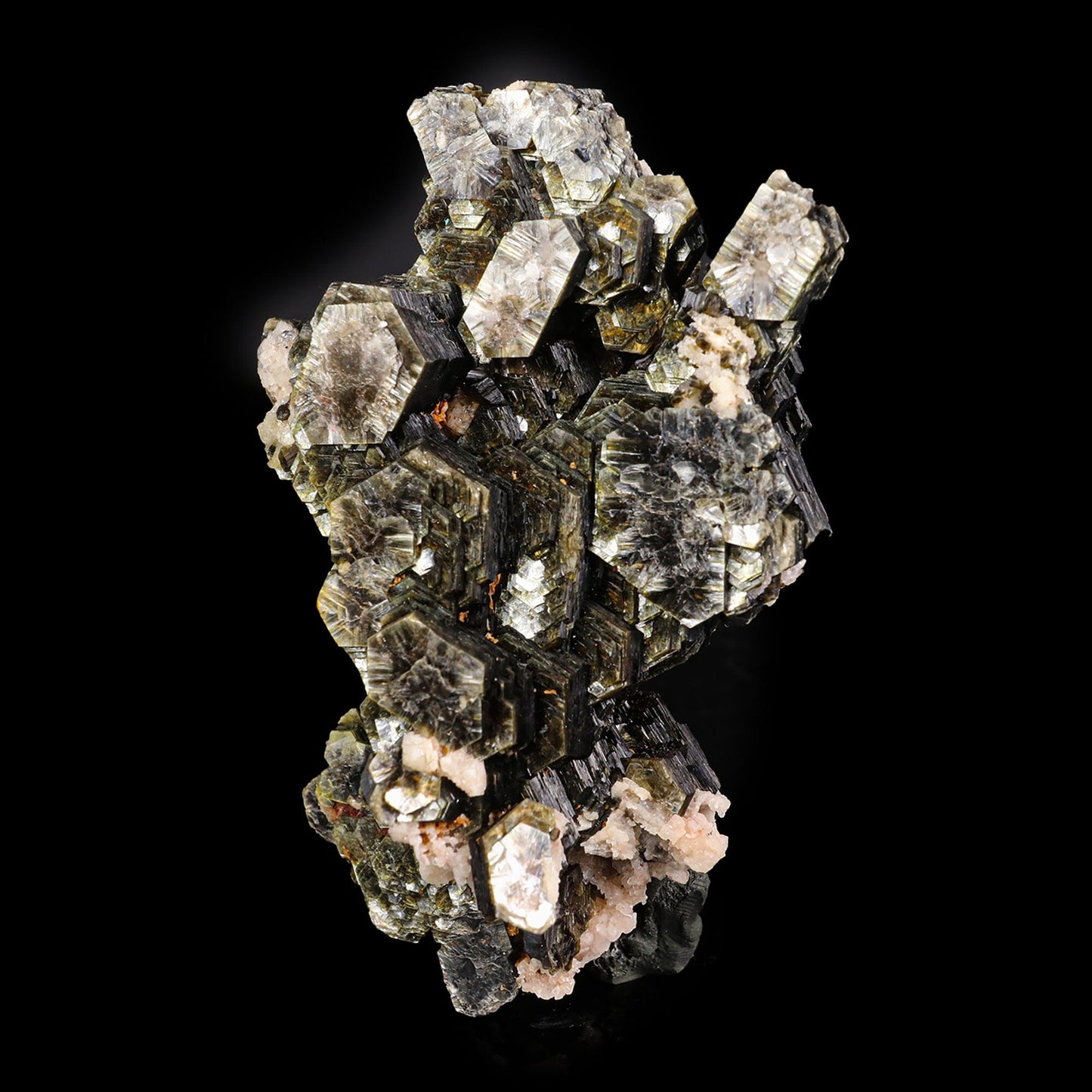 Rare Hexagon Mica with Feldspar Natural Mineral Specimen # B 6811 Mica Superb Minerals 
