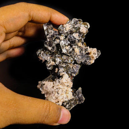 Rare Hexagon Mica with Feldspar Natural Mineral Specimen # B 6811 Mica Superb Minerals 