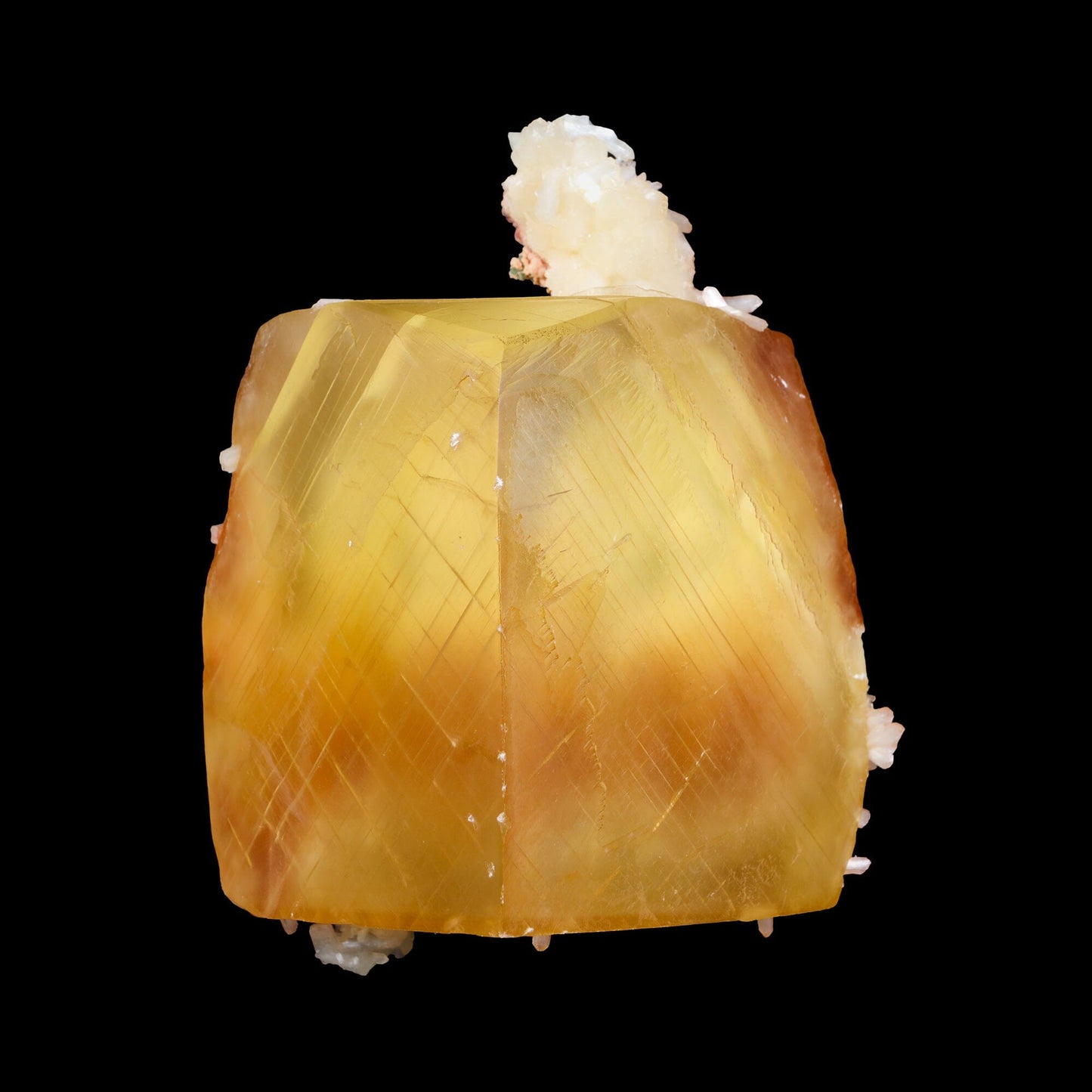 Rare Huge Honey Calcite with Stilbite – Collector Display Mineral Specimen from Jalgaon # B 7185 Calcite Superb Minerals 