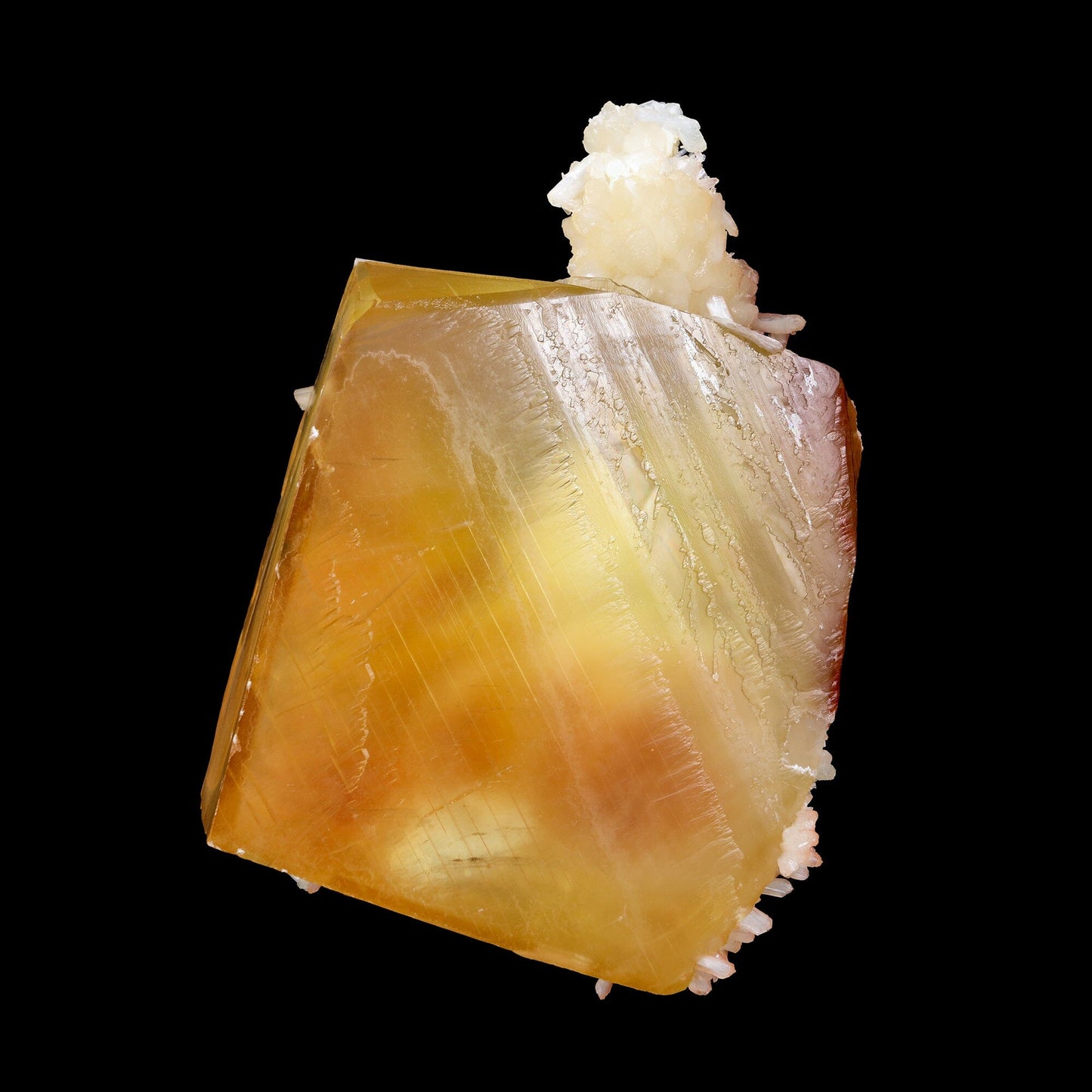 Rare Huge Honey Calcite with Stilbite – Collector Display Mineral Specimen from Jalgaon # B 7185 Calcite Superb Minerals 