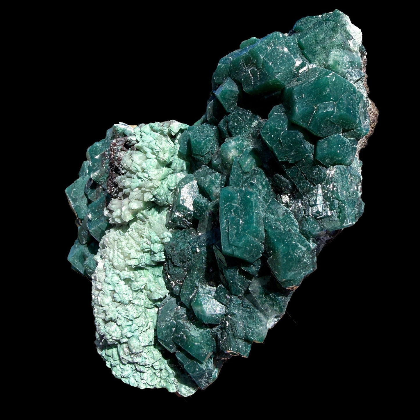 Rare Marshy Green Apophyllite Natural Indian Collector Mineral Specimen # DKT25 Calcite Superb Minerals 