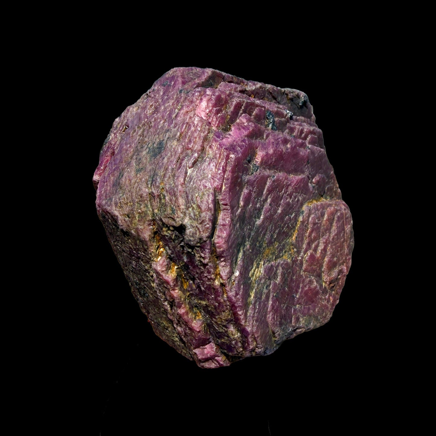 Rare Natural Ruby Corundum Crystal Rough Specimen from Mysore,Karnataka – UV Reactive Fluorescent Ruby Mineral Specimen DKT82 Ruby Superb Minerals 