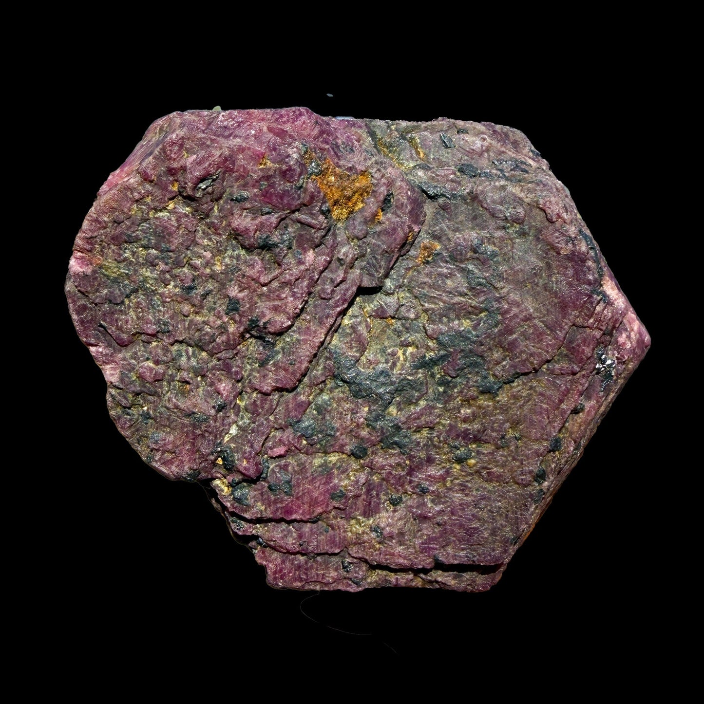 Rare Natural Ruby Corundum Crystal Rough Specimen from Mysore,Karnataka – UV Reactive Fluorescent Ruby Mineral Specimen DKT82 Ruby Superb Minerals 