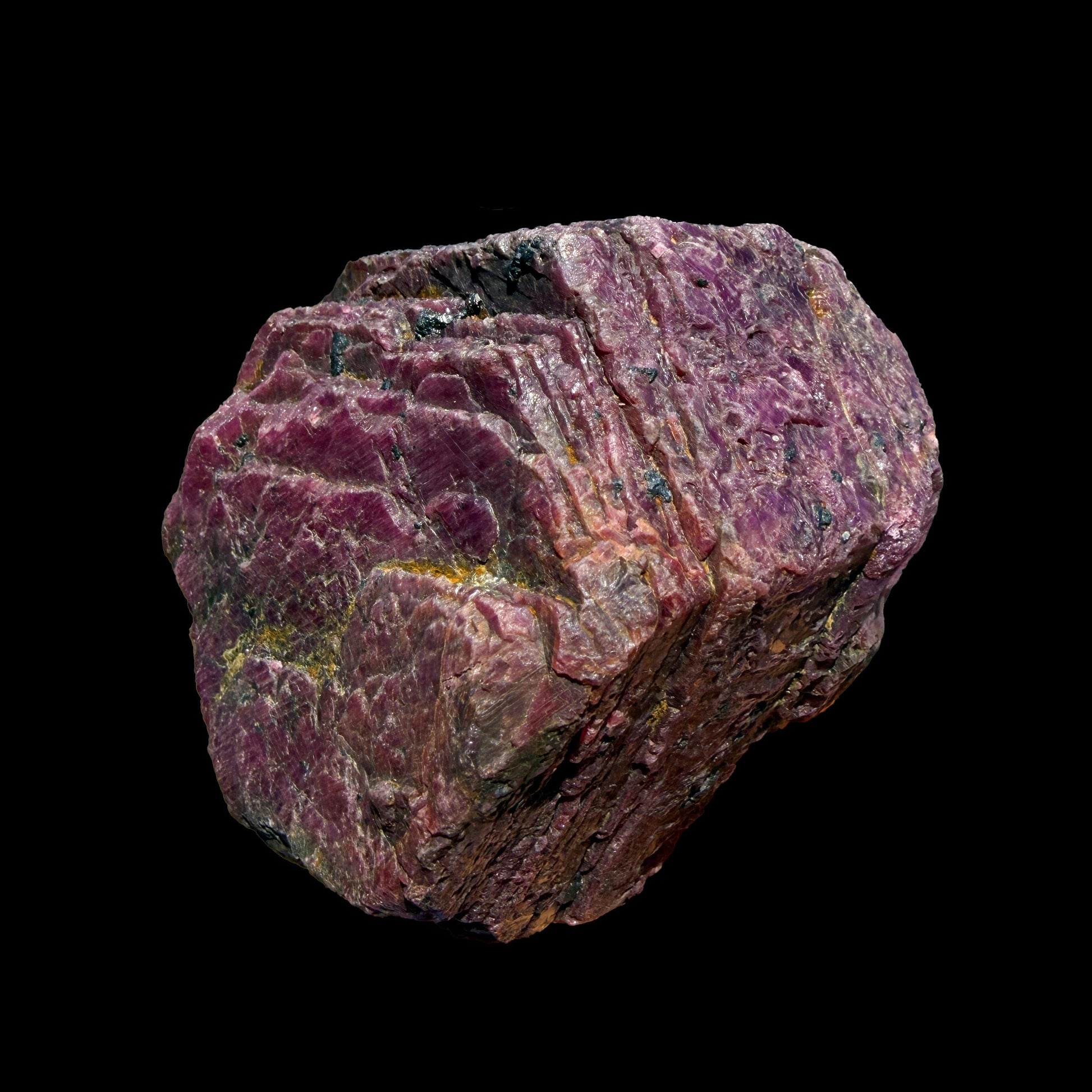 Rare Natural Ruby Corundum Crystal Rough Specimen from Mysore,Karnataka – UV Reactive Fluorescent Ruby Mineral Specimen DKT82 Ruby Superb Minerals 