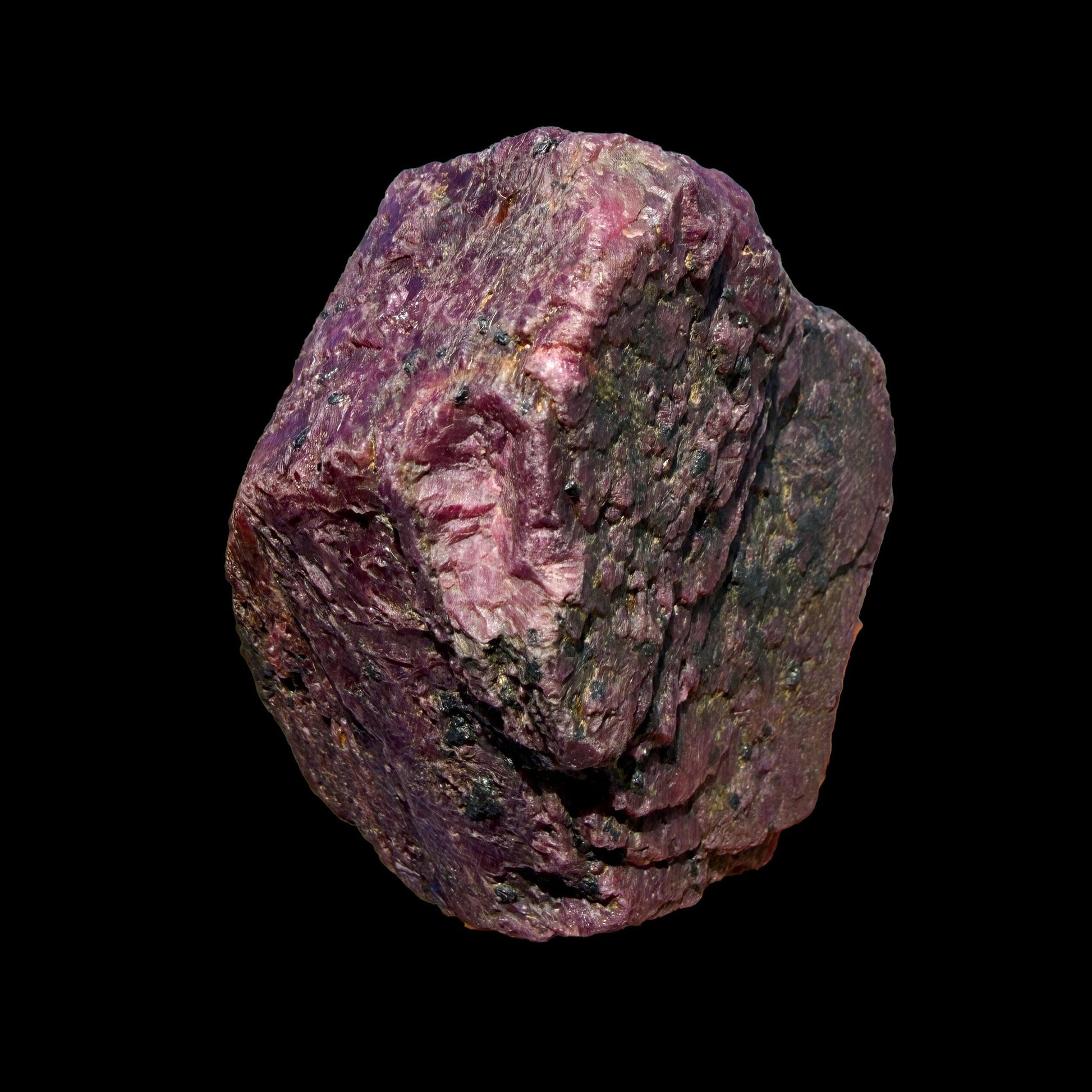 Rare Natural Ruby Corundum Crystal Rough Specimen from Mysore,Karnataka – UV Reactive Fluorescent Ruby Mineral Specimen DKT82 Ruby Superb Minerals 