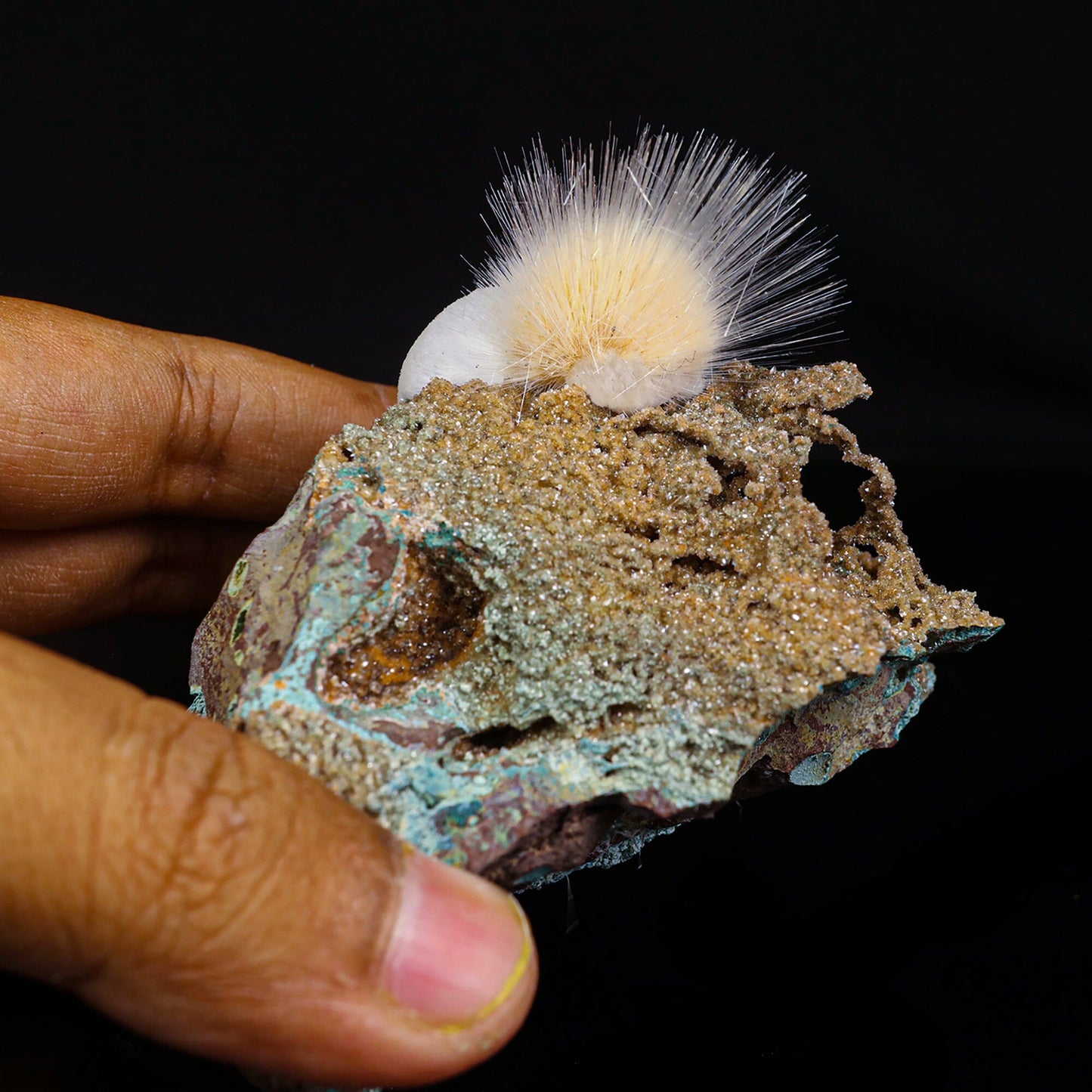 Rare New Find Thomsonite with Mesolite Natural Mineral Specimen # B 6839 Thomsonite Superb Minerals 
