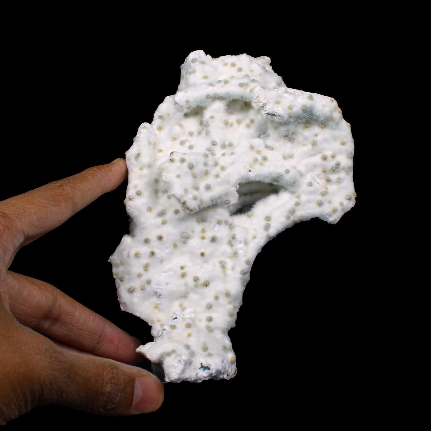 Rare Okenite with Chalcedony – Fibrous Indian Zeolite Mineral Specimen # G 7140 Okenite Superb Minerals 