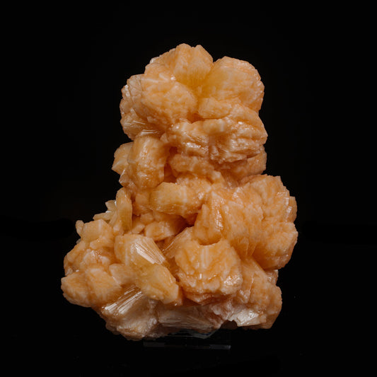 Rare Peach Stilbite Crystal Cluster – Premium Indian Zeolite Mineral Specimen # B 7081 Stilbite Superb Minerals 
