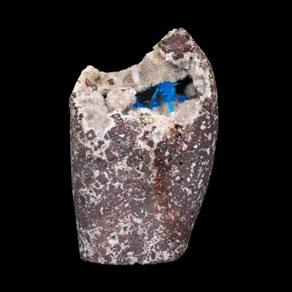Rare Pentagonite with Heulandite on Matrix – Free Standing Indian Zeolite Crystal Specimen from Pune , India # G 7139 Pentagonite Superb Minerals 