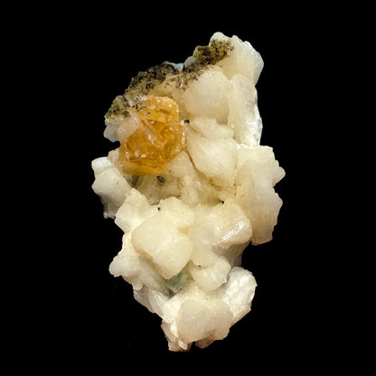 Rare Powellite Crystal on Stilbite – Natutal Zeolite Specimen from Nashik # DKT89 Powellite Superb Minerals 