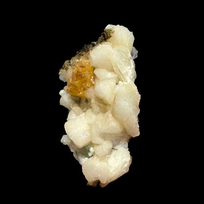 Rare Powellite Crystal on Stilbite – Natutal Zeolite Specimen from Nashik # DKT89 Powellite Superb Minerals 