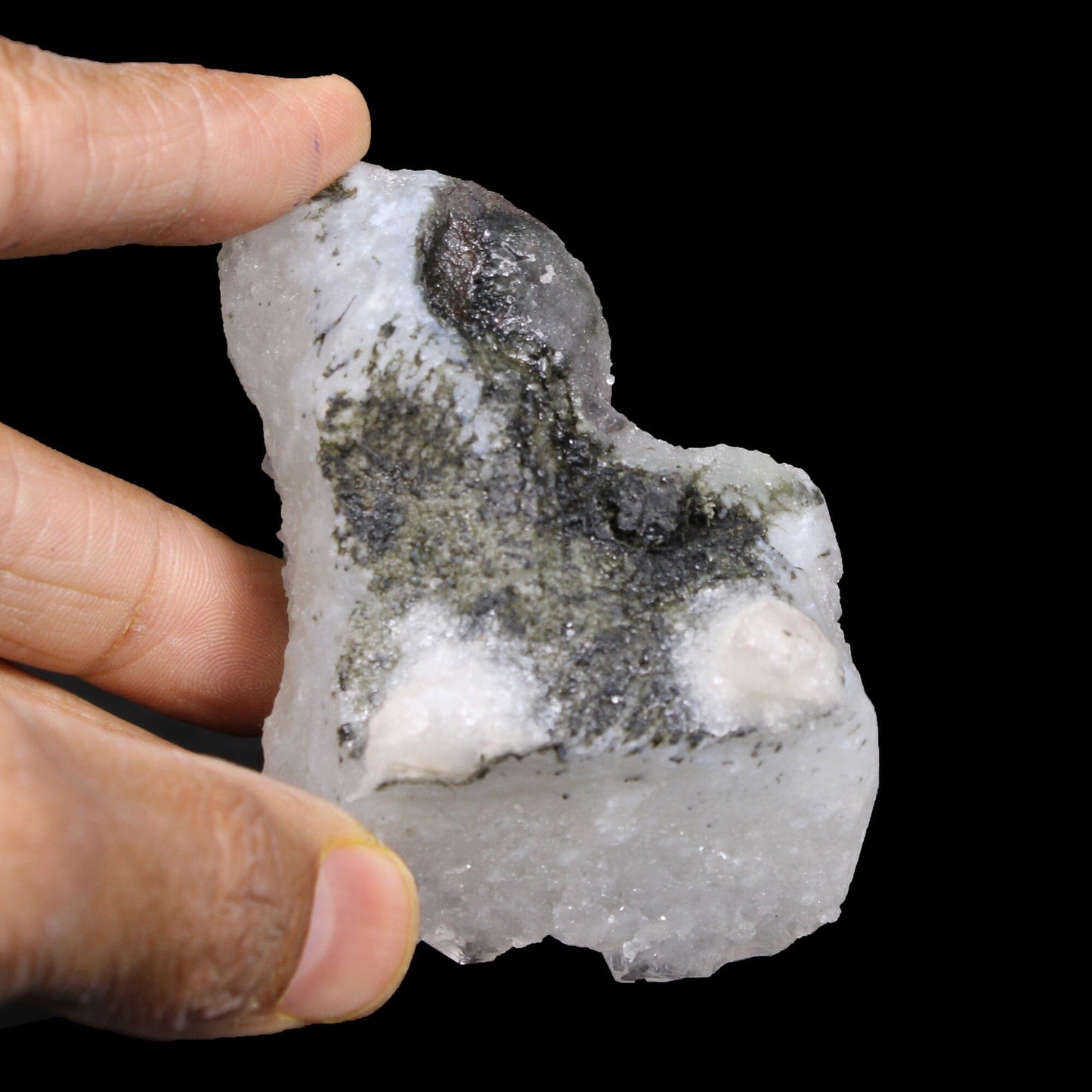 Rare Purple Botryoidal Fluorite on Quartz Natural Mineral Specimen from Madhya Pradesh # B 7172 fluorite Superb Minerals 