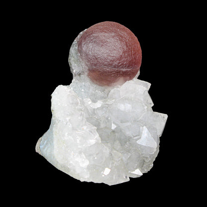 Rare Purple Botryoidal Fluorite on Quartz Natural Mineral Specimen from Madhya Pradesh # B 7172 fluorite Superb Minerals 