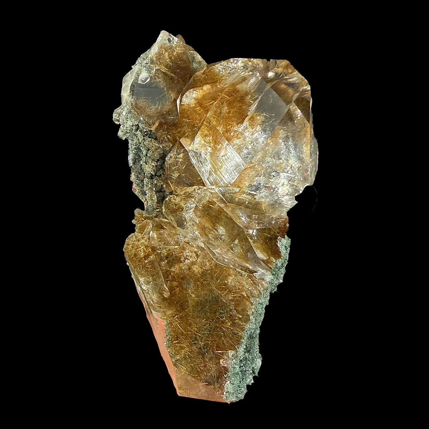Rare Quartz with Rutile from Himalaya – Fine Mineral Specimen | Natural Rutile Quartz Crystal Cluster | Collector Grade Display Piece | Global Collector Mineral # DKT19 QUARTZ Superb Minerals 