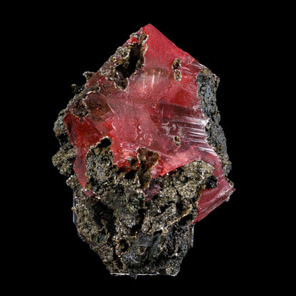 Rare Raspberry Calcite Fine Collector’s Cabinet Specimen from Madhya Pradesh, India # B 7387 Calcite Superb Minerals 