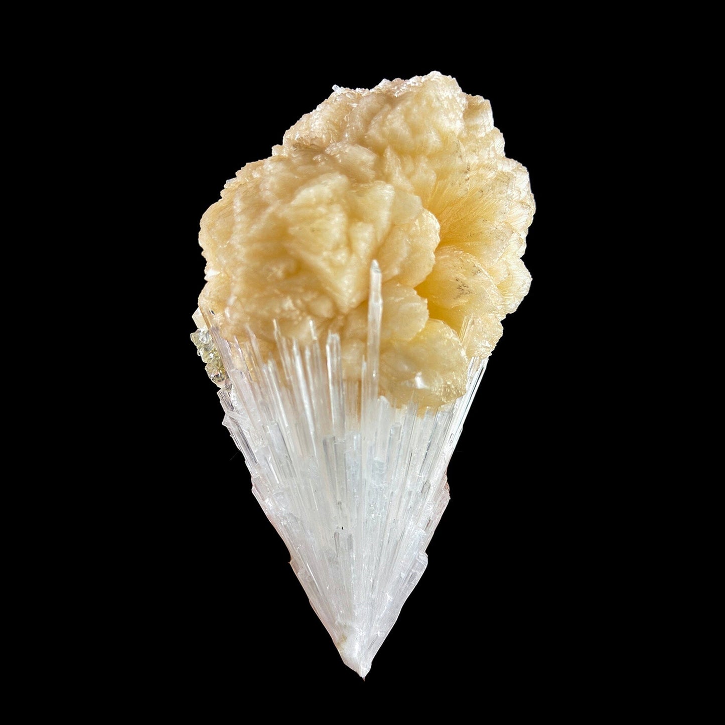 Rare Scolecite with Stilbite bow tie Specimen from Nashik, India # DKT8 Scoleccite Superb Minerals 