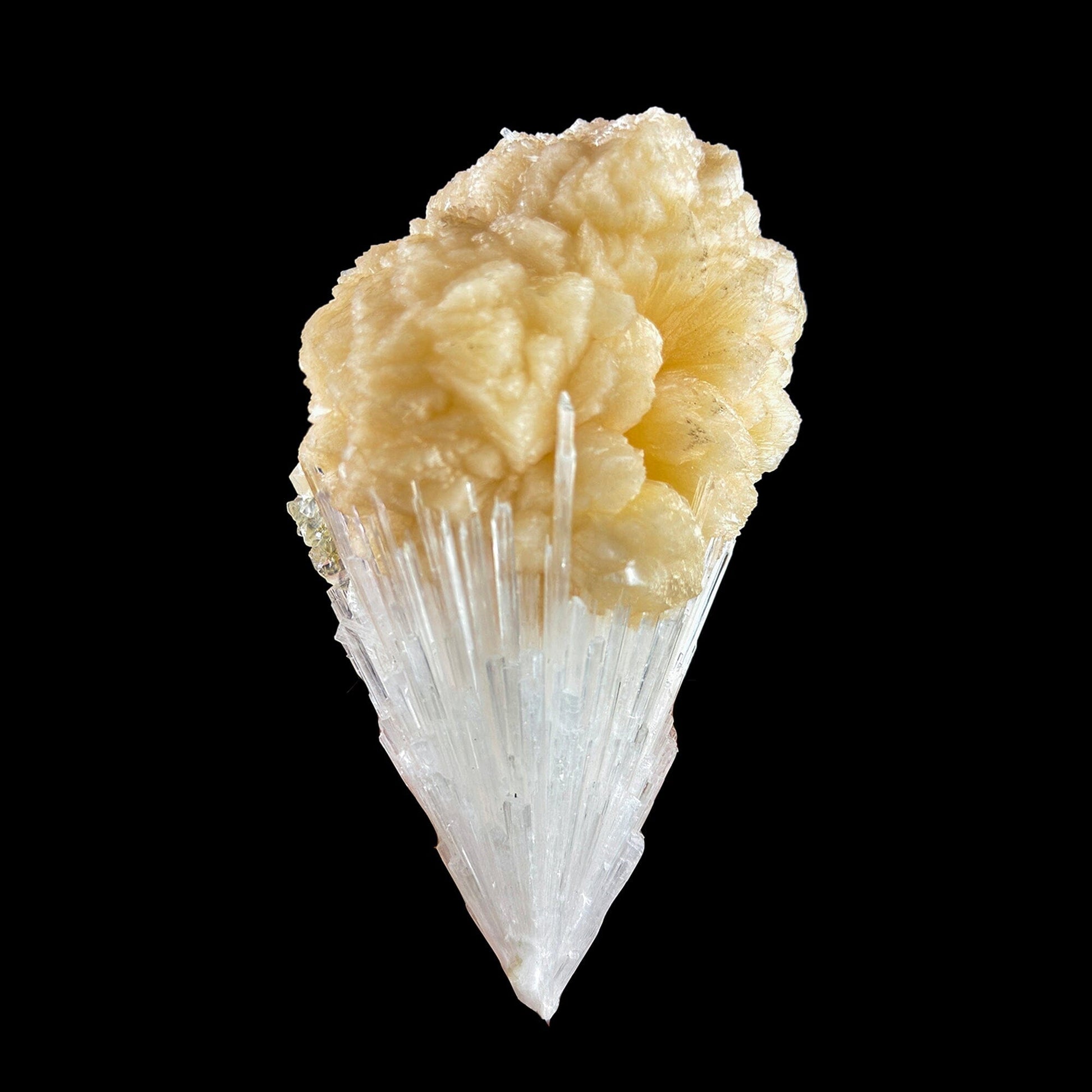 Rare Scolecite with Stilbite bow tie Specimen from Nashik, India # DKT8 Scoleccite Superb Minerals 