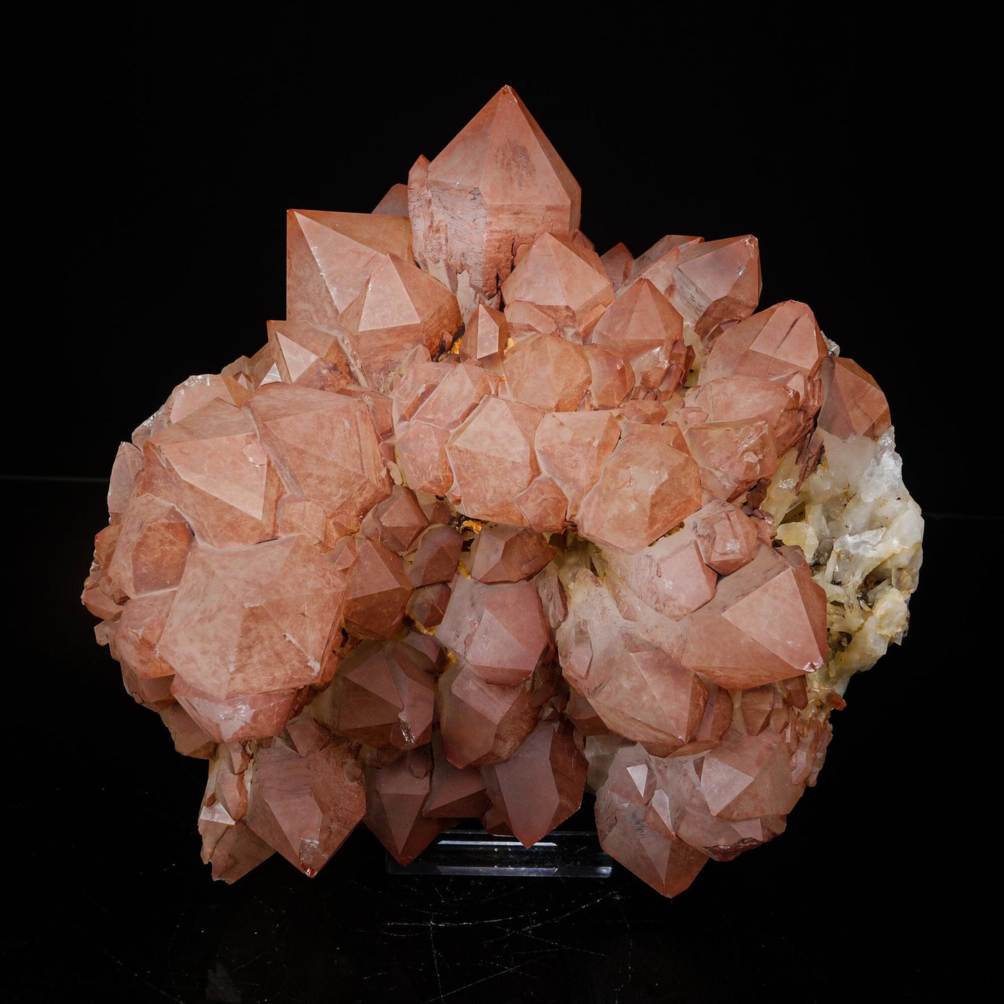 Red Quartz cluster Natural Mineral Specimen # B 7094 QUARTZ Superb Minerals 