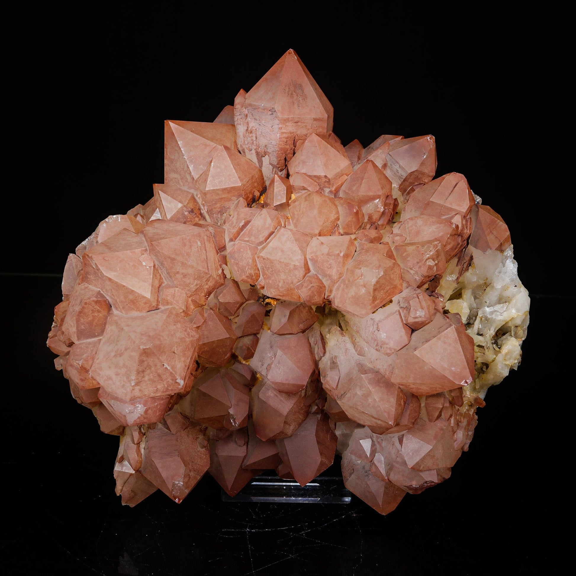 Red Quartz cluster Natural Mineral Specimen # B 7094 QUARTZ Superb Minerals 
