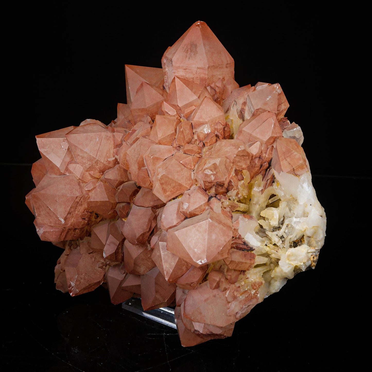 Red Quartz cluster Natural Mineral Specimen # B 7094 QUARTZ Superb Minerals 