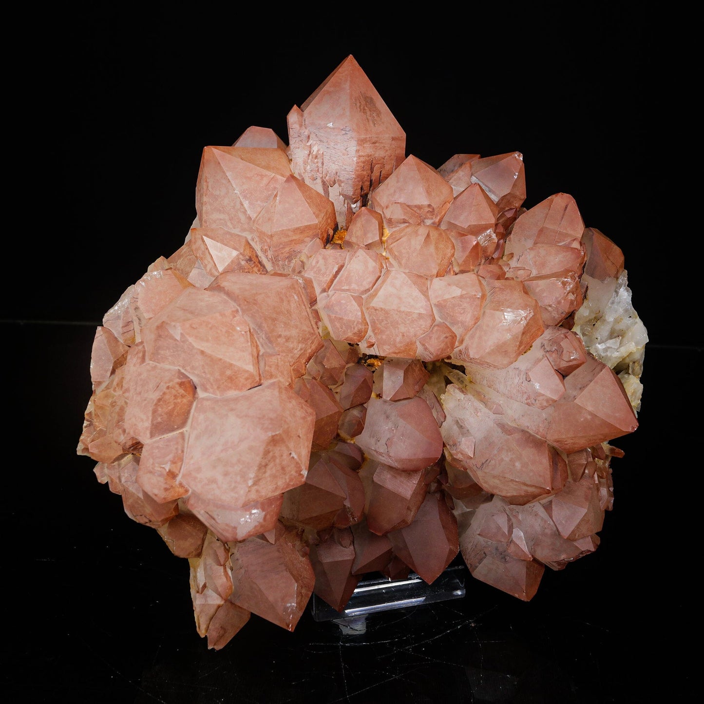 Red Quartz cluster Natural Mineral Specimen # B 7094 QUARTZ Superb Minerals 