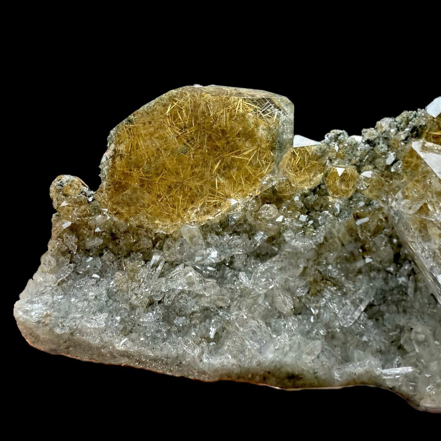 Rutile in Clear Quartz | SELF STANDING | High Quality Mineral | Indian Mineral | Superb Minerals | Fine Mineral | Collectors Piece Item Rutile Superb Minerals 