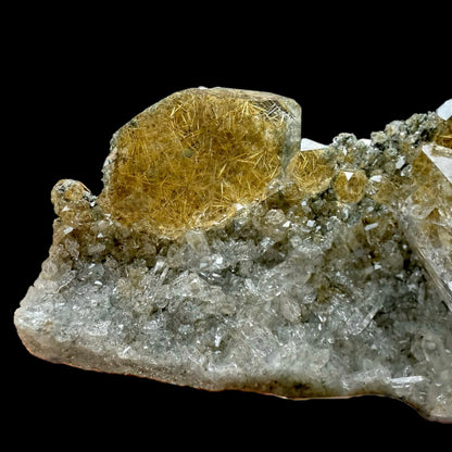 Rutile in Clear Quartz | SELF STANDING | High Quality Mineral | Indian Mineral | Superb Minerals | Fine Mineral | Collectors Piece Item Rutile Superb Minerals 