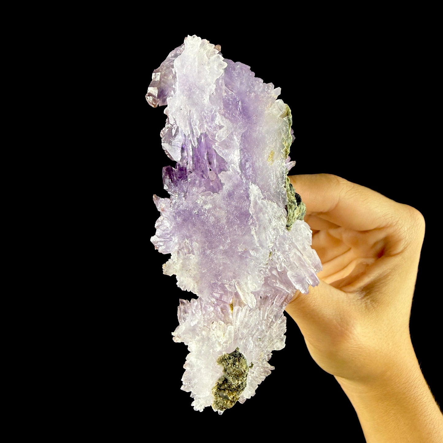 Scepter Amethyst Cluster - Collector’s Gem Specimen from Karur, Tamil Nadu, India DKT143 Amethyst Superb Minerals 