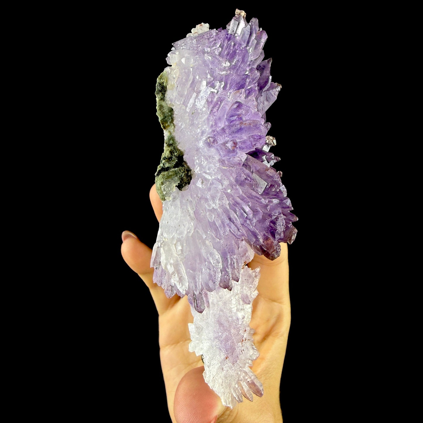 Scepter Amethyst Cluster - Collector’s Gem Specimen from Karur, Tamil Nadu, India DKT143 Amethyst Superb Minerals 