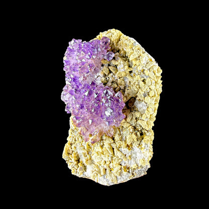 Sceptre Amethyst Cluster on Matrix – Natural Purple Crystal Specimen from Karur, India DKT86 Amethyst Superb Minerals 