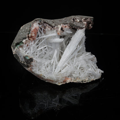 Scolecite in Heulandite Geode Natural Mineral Specimen # B 7121 Scoleccite Superb Minerals 