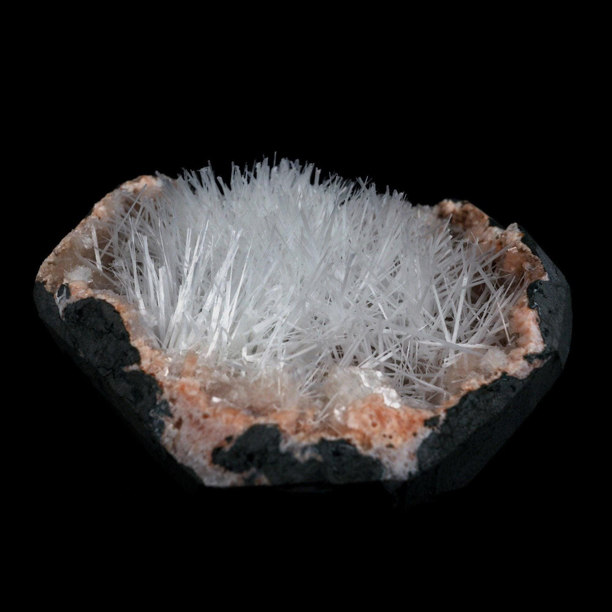 Scolecite Sprays On Heulandite With Stilbite Geode Natural Mineral Spe… https://www.superbminerals.us/products/scolecite-sprays-on-heulandite-with-stilbite-geode-natural-mineral-specimen-b-4904 Features: Scolecite crystals are interspersed throughout