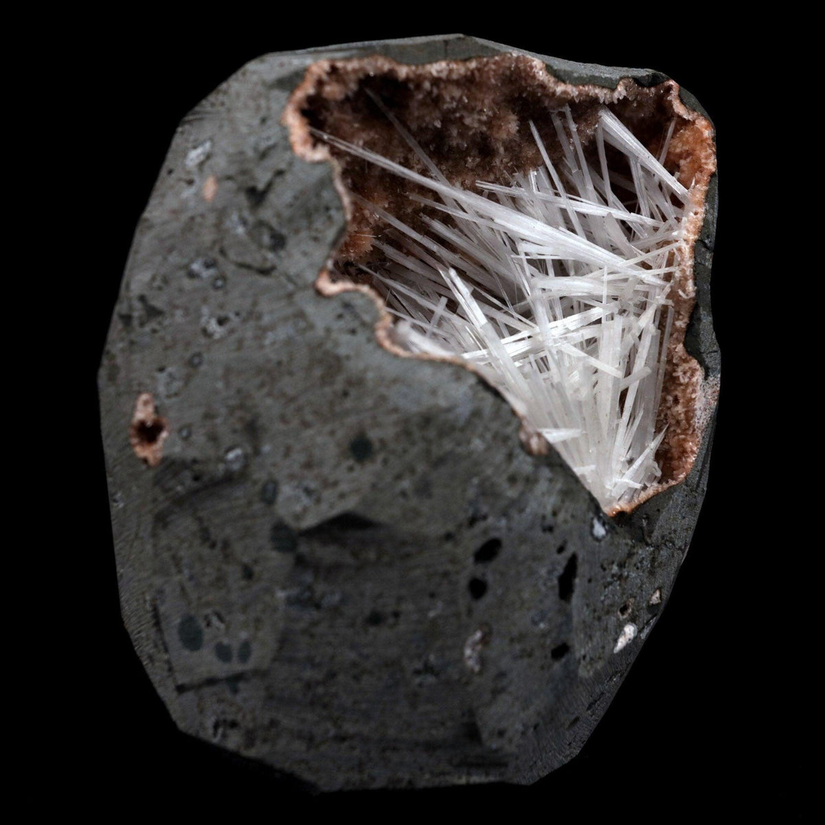 Scolecite Sprays On Heulandite With Stilbite Geode Natural Mineral Spe…  https://www.superbminerals.us/products/scolecite-sprays-on-heulandite-with-stilbite-geode-natural-mineral-specimen-b-4905  Features: A huge Geode with beige Heulandite crystals