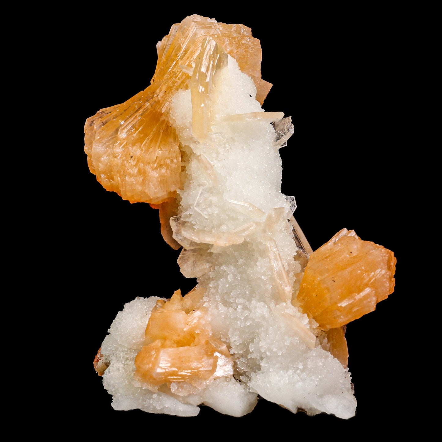 Stilbite With Chalcedony Natural Mineral Specimen # B 6887 Stilbite Superb Minerals 