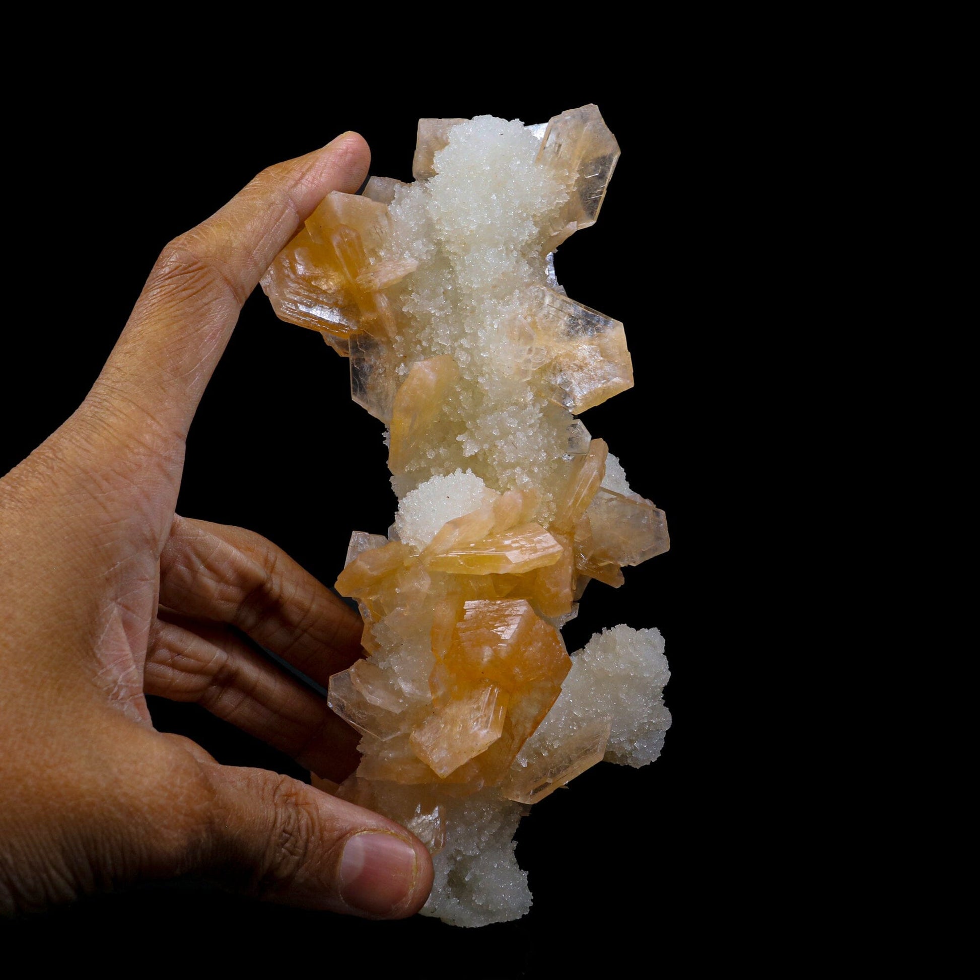 Stilbite With Chalcedony Natural Mineral Specimen # B 6895 Stilbite Superb Minerals 