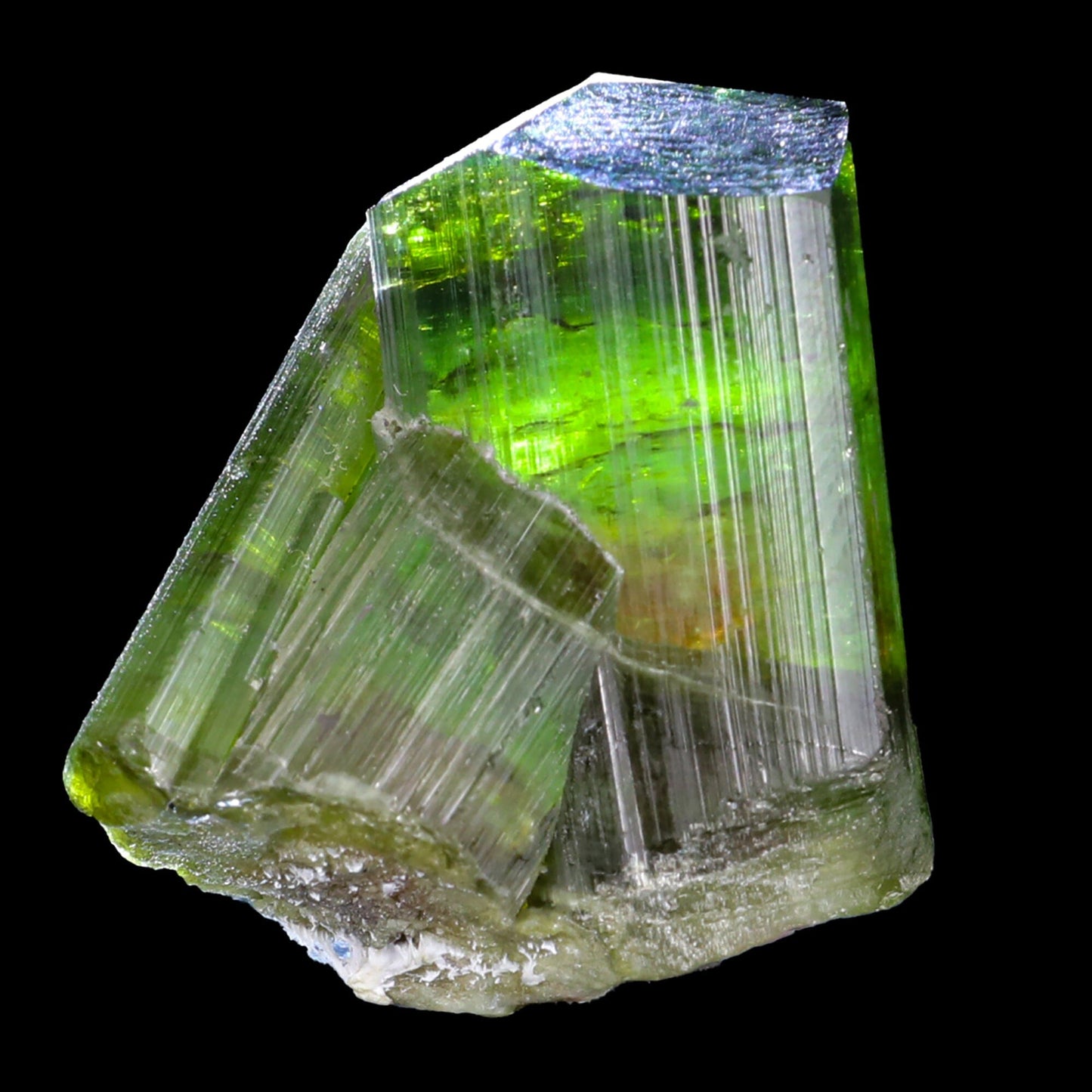 Terminated Deep Green Tourmaline Natural Mineral Specimen # B 6851
