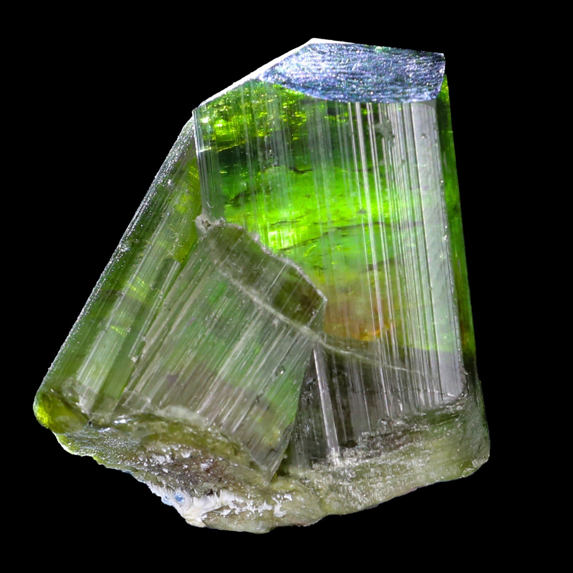 Terminated Deep Green Tourmaline Natural Mineral Specimen # B 6851