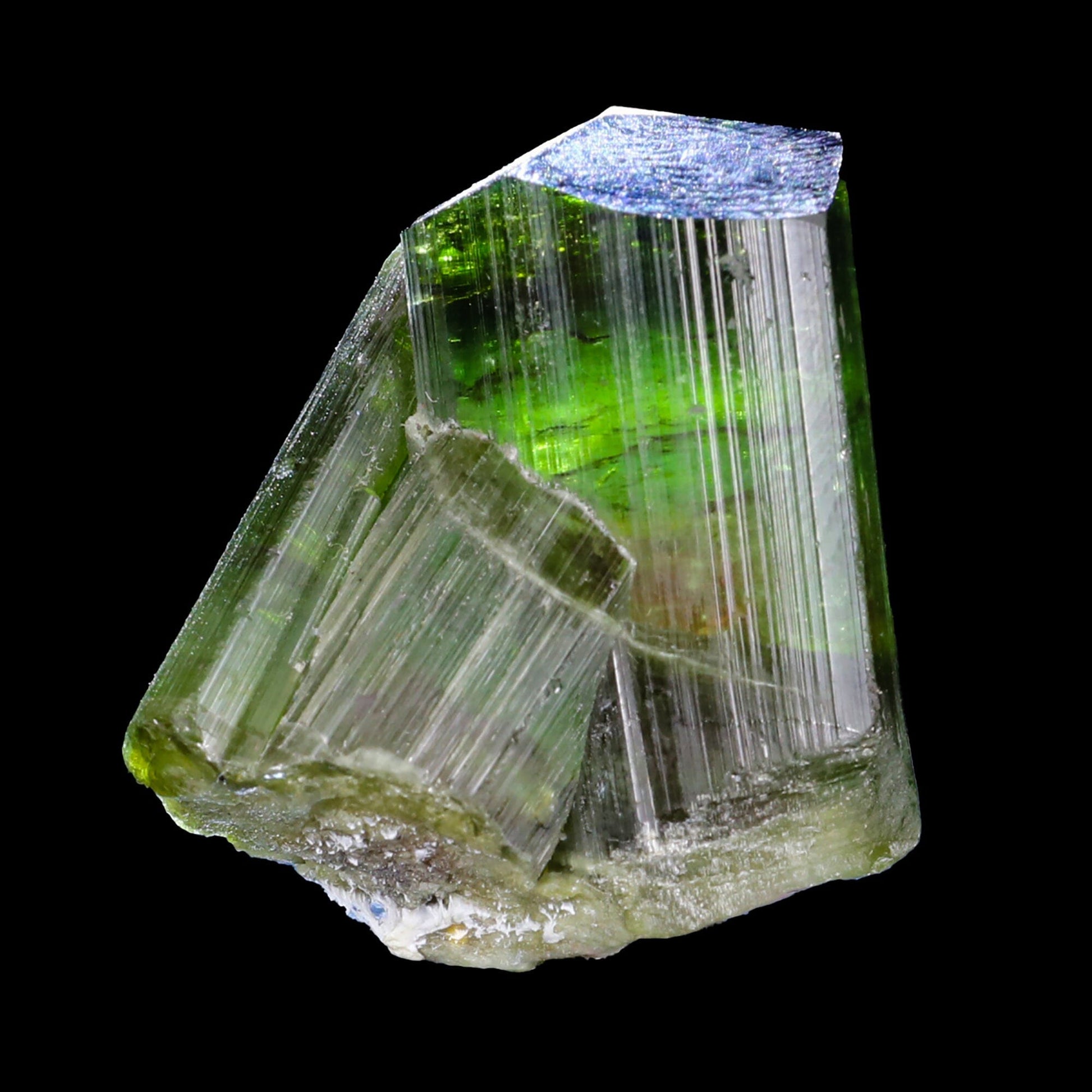 Terminated Deep Green Tourmaline Natural Mineral Specimen # B 6851