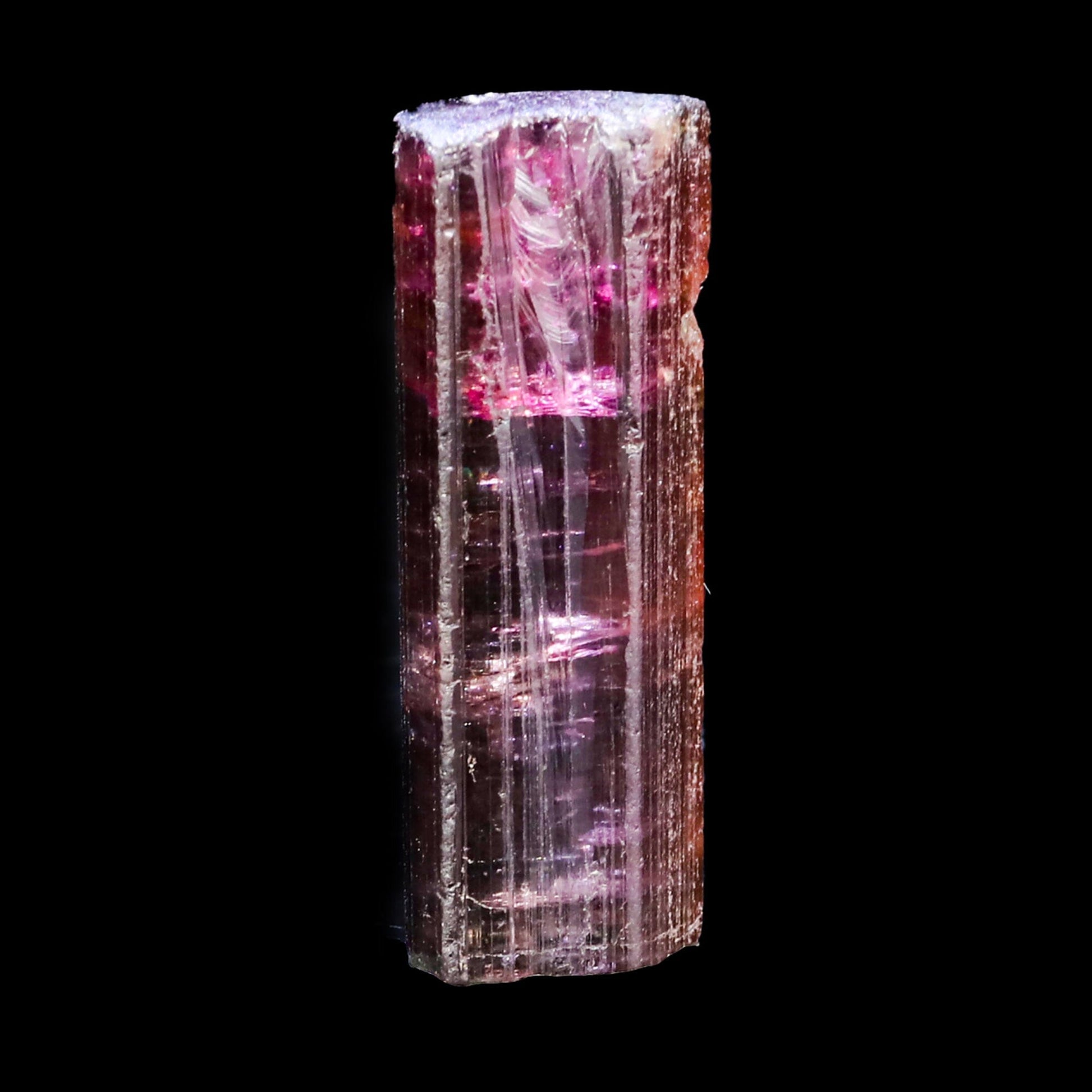 Terminated Deep Pink Tourmaline Natural Mineral Specimen # B 6847