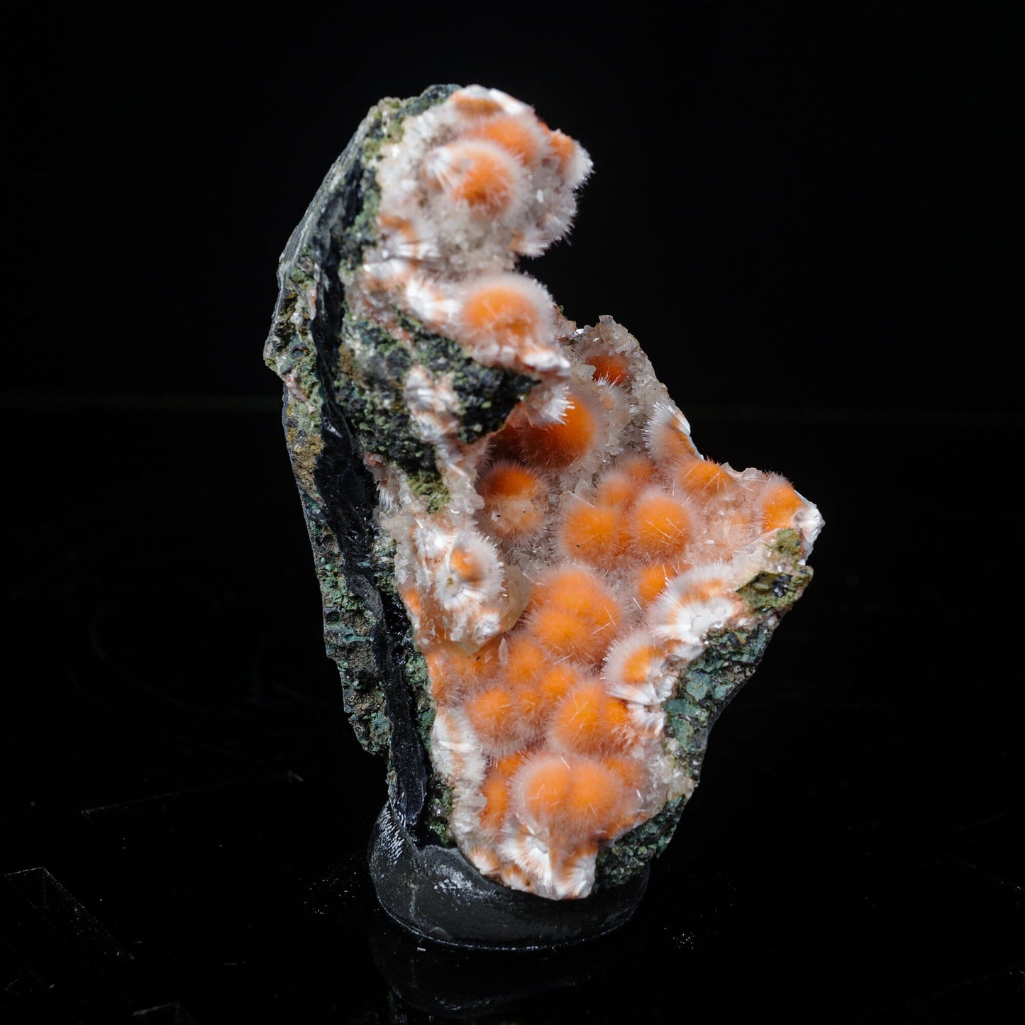 Thomsonite Orange Rare Find Free Standing Natural Mineral Specimen # B 7096