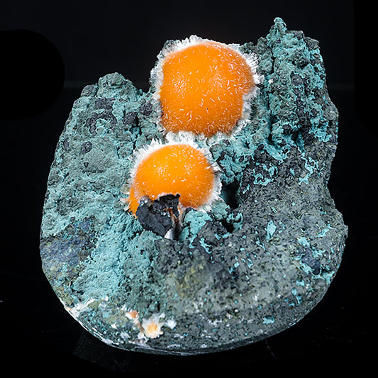 Thomsonite Orange Rare Find Natural Mineral Specimen # B 7037 Thomsonite Superb Minerals 